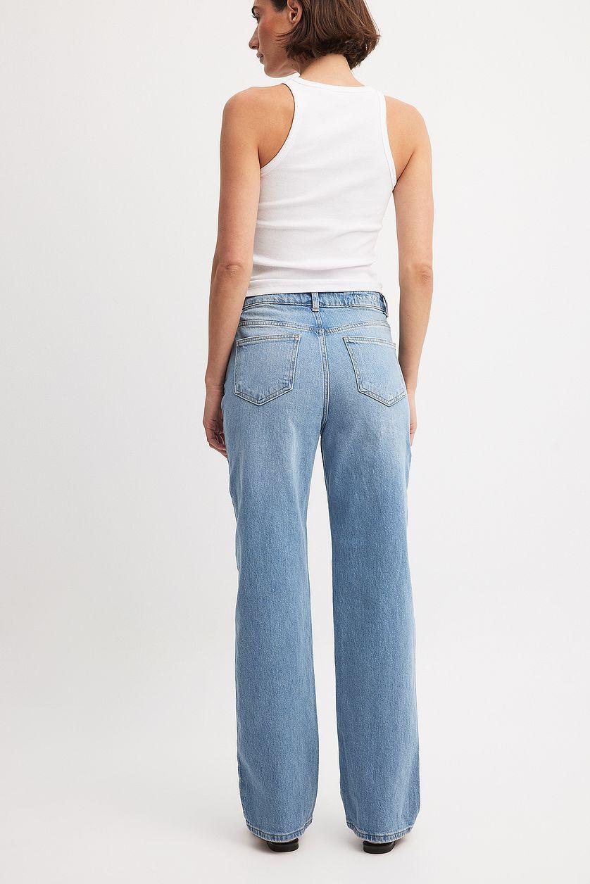 Straight High Waist Jeans Product Image