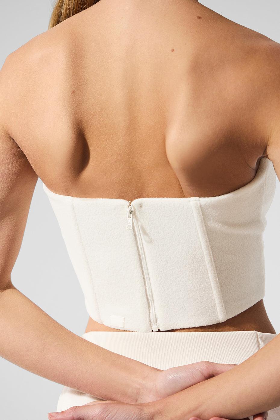 Polar Fleece Corset - Ivory Product Image