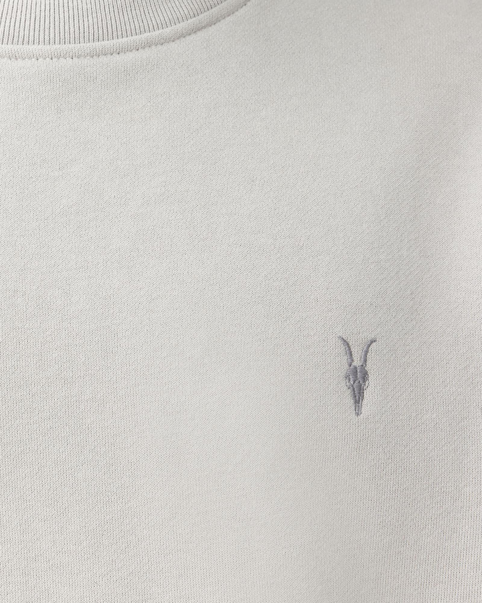 Raven Crew Neck Ramskull Sweatshirt CARBON GREY | ALLSAINTS US Product Image