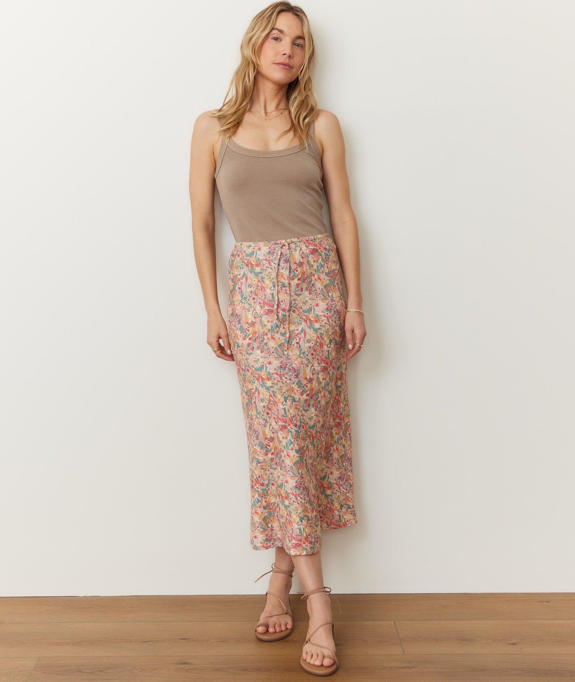 Avery Hemp Midi Skirt Product Image