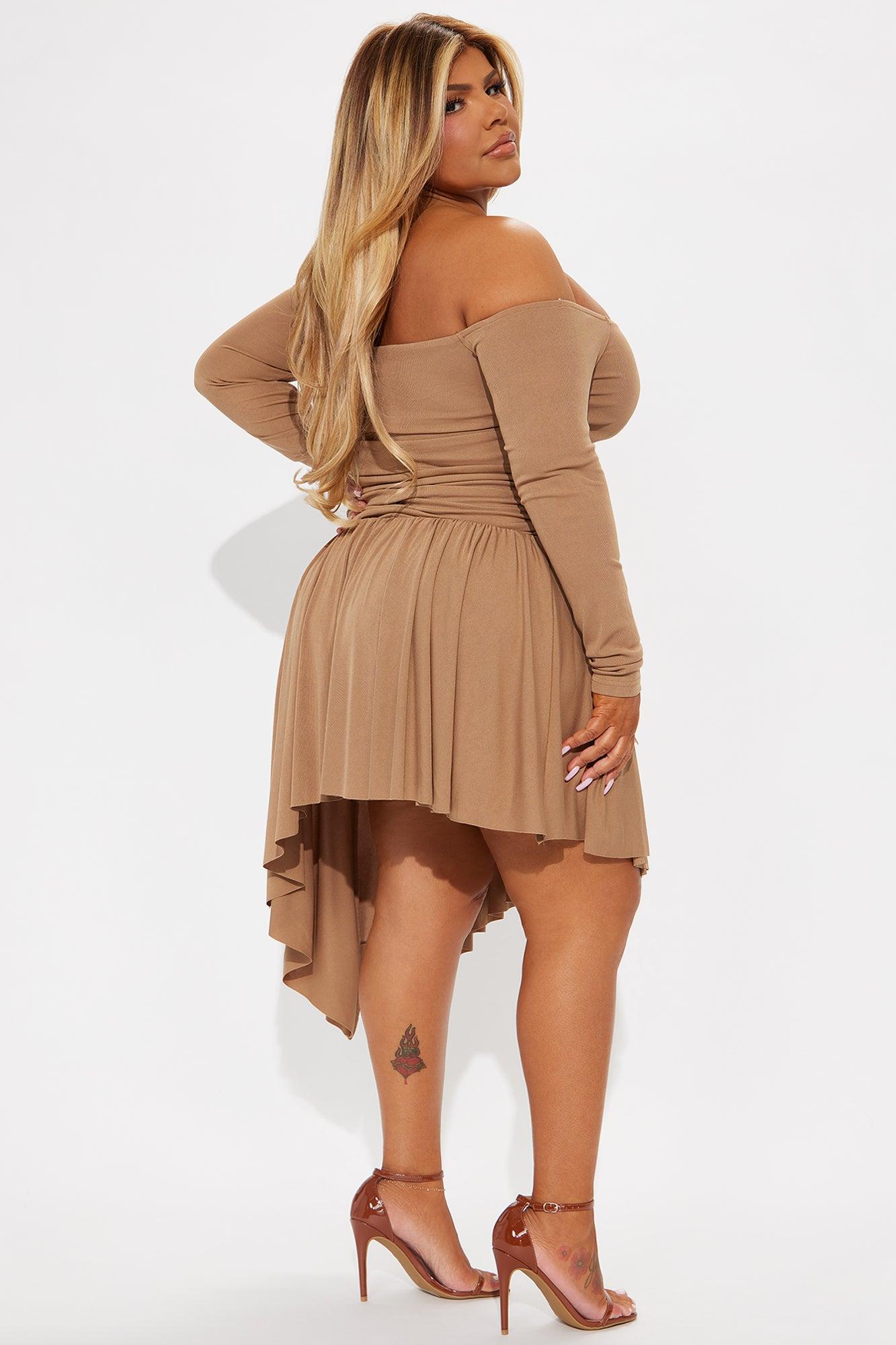 Runaway With Me Mini Dress - Mocha Product Image