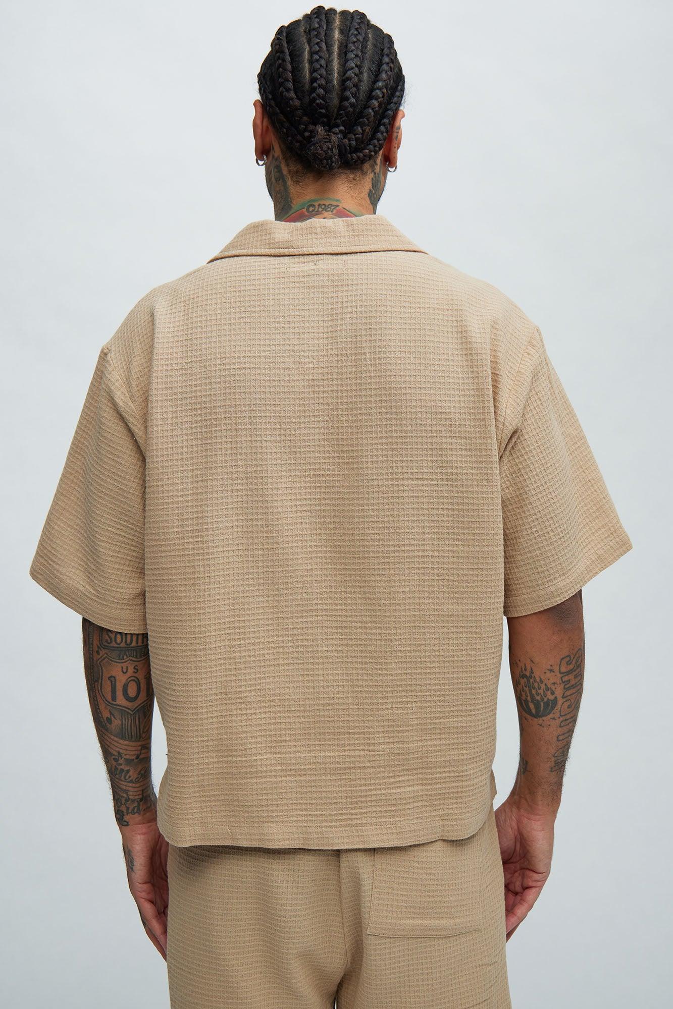 Belgian Textured Shirt - Tan Product Image