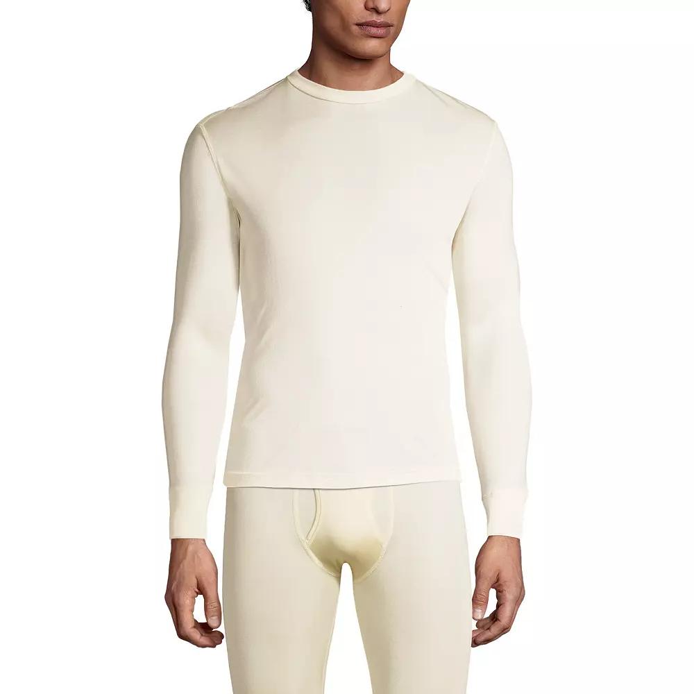 Men's Lands' End Silk Long Underwear Top,  Product Image