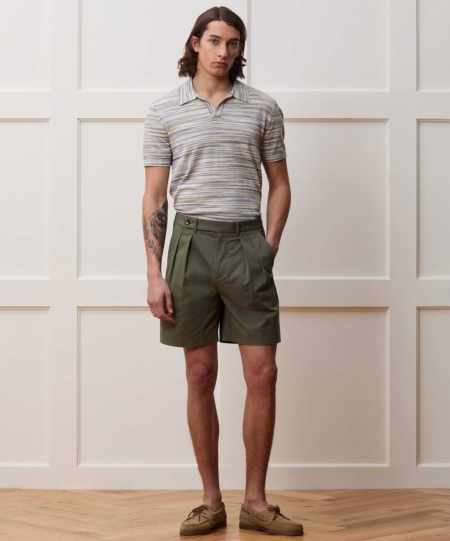 7" Pleated Tab Short Product Image