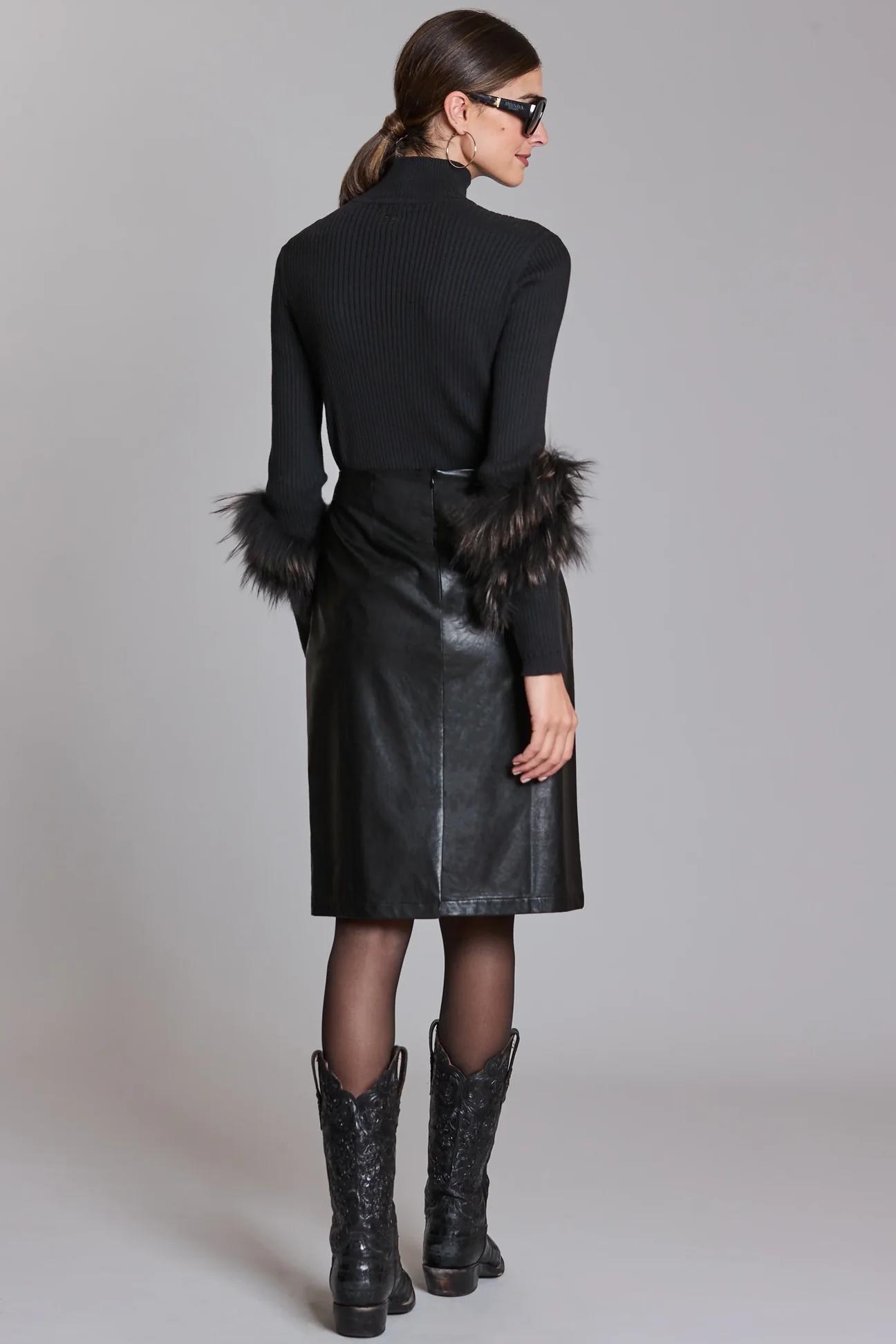 Skyler Pleather Skirt Product Image