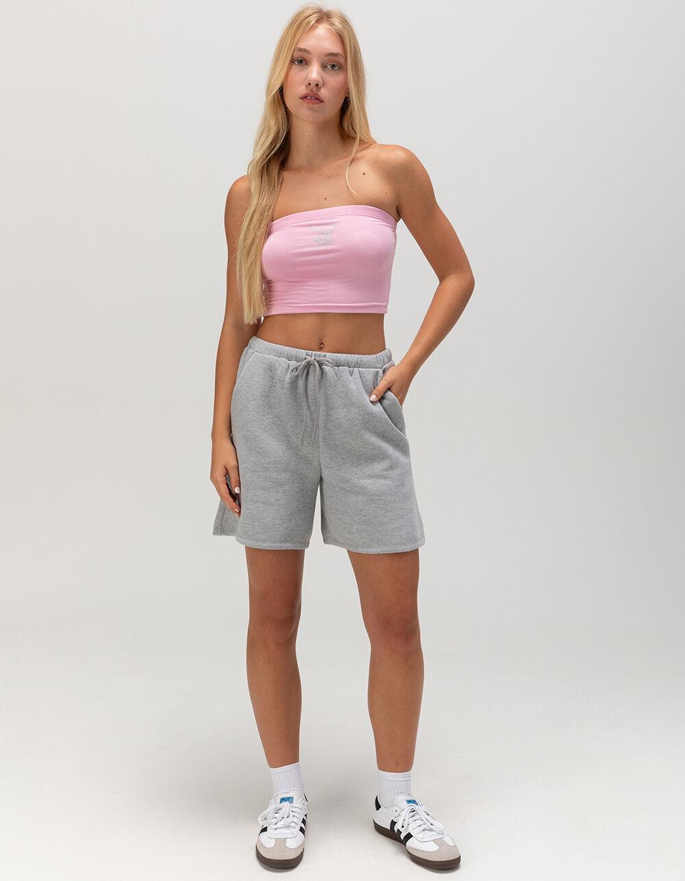 PLAYBOY Rhinestone Womens Tube Top - PINK Product Image