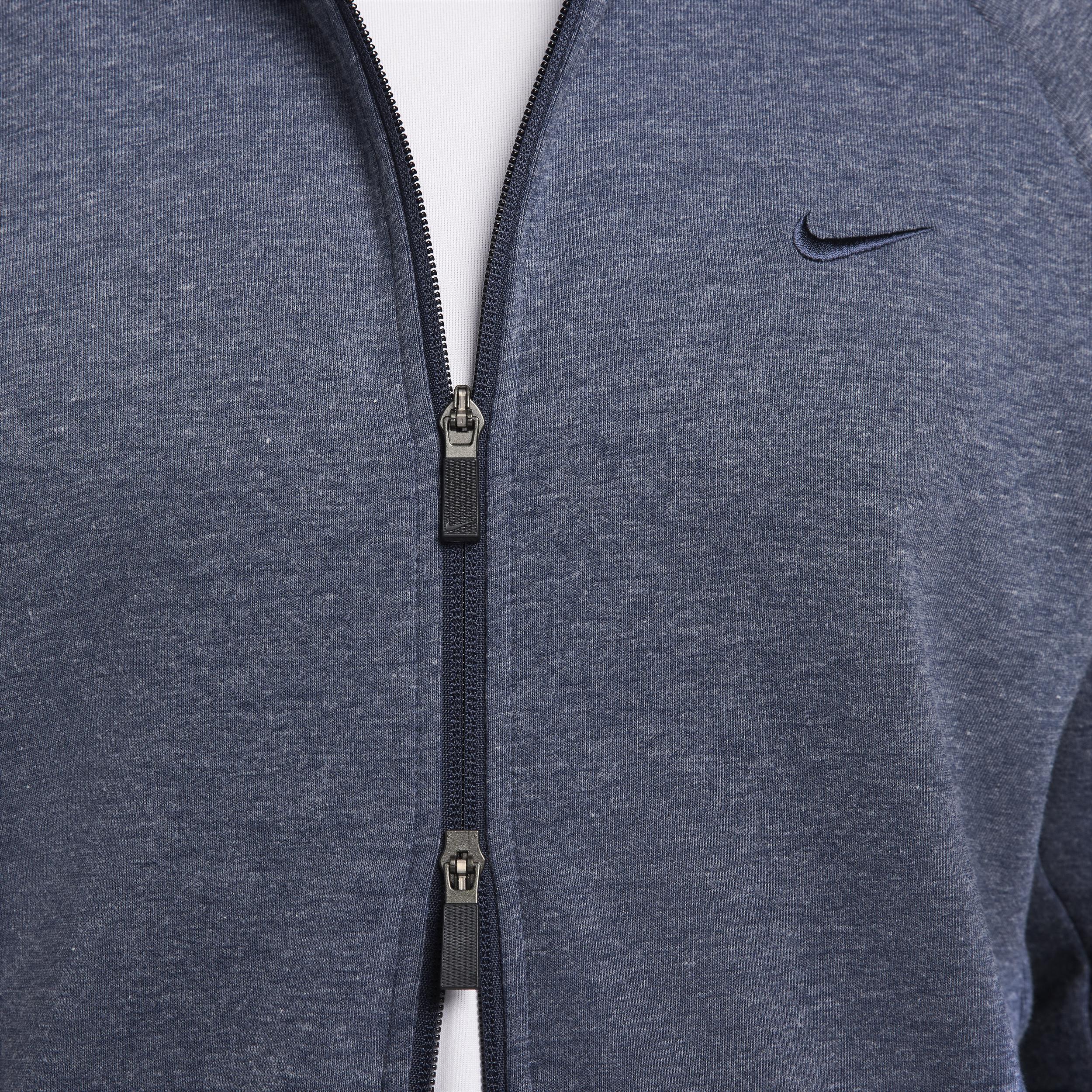 Nike Mens Primary Fleece Dri-FIT UV Full-Zip Performance Hoodie | FZ0967-473 Product Image