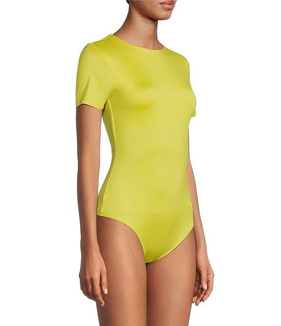 Gianni Bini Layla Short Sleeve Crew Neck Coordinating Bodysuit Product Image