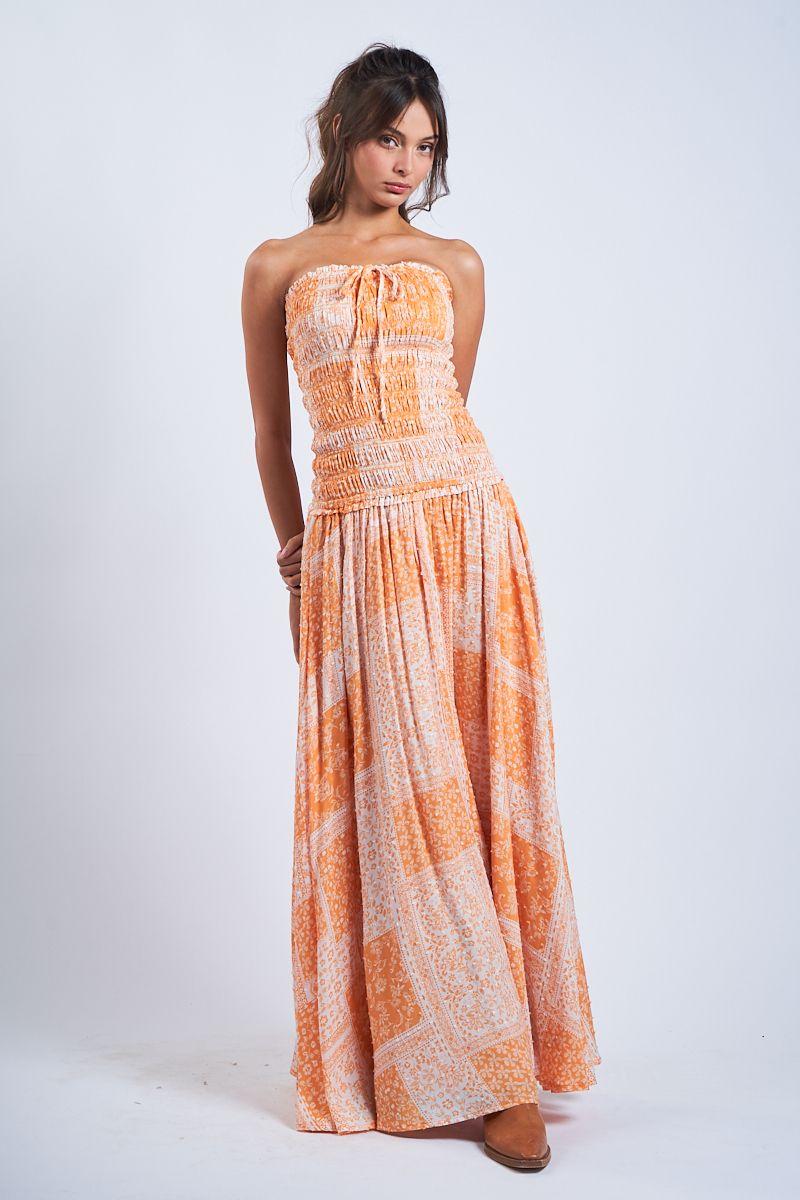 Ibiza Sunkissed Patchwork Maxi Dress Product Image