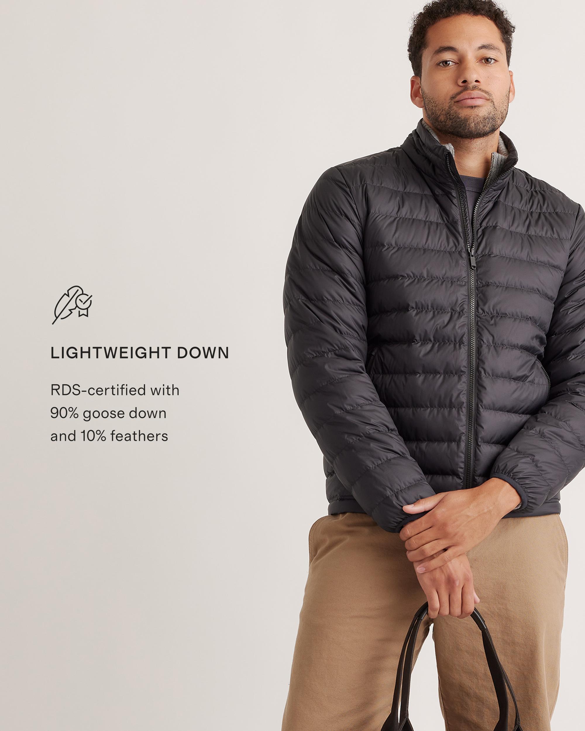 Quince | Men's Lightweight Down Packable Puffer Jacket Recycled Polyester Product Image