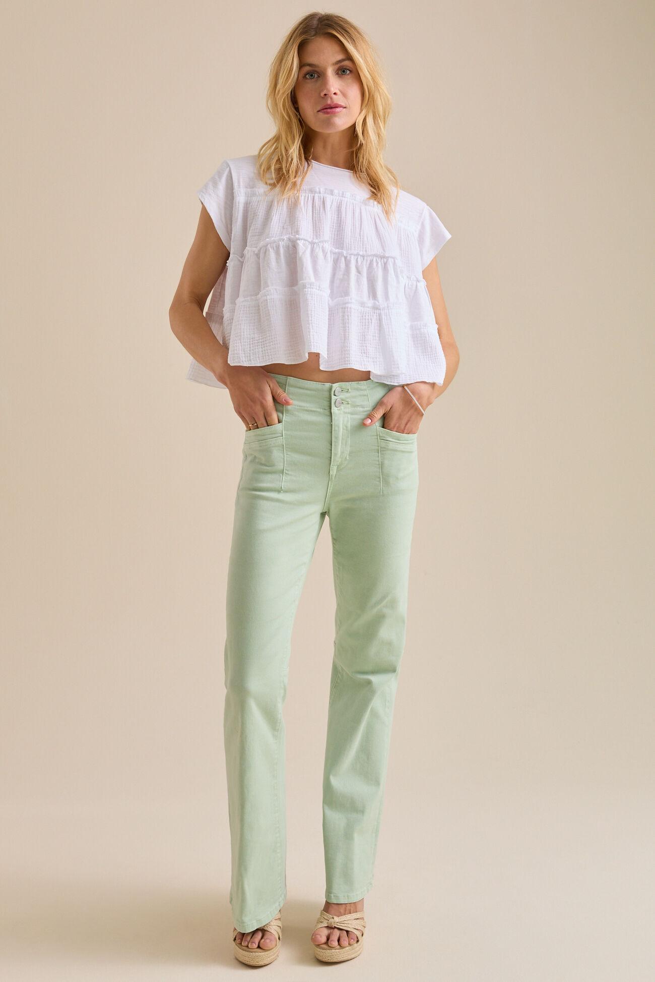 Avi Ruffled Babydoll Top Product Image