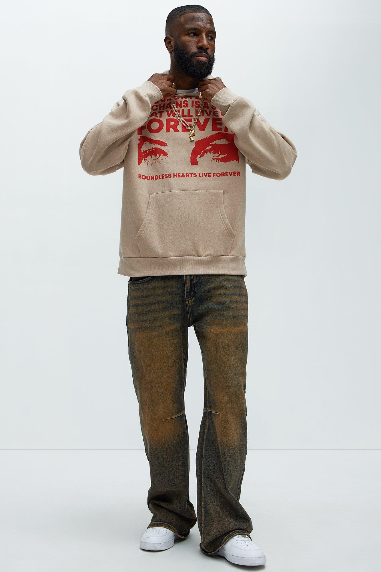 Boundless Hearts Hoodie - Tan Product Image