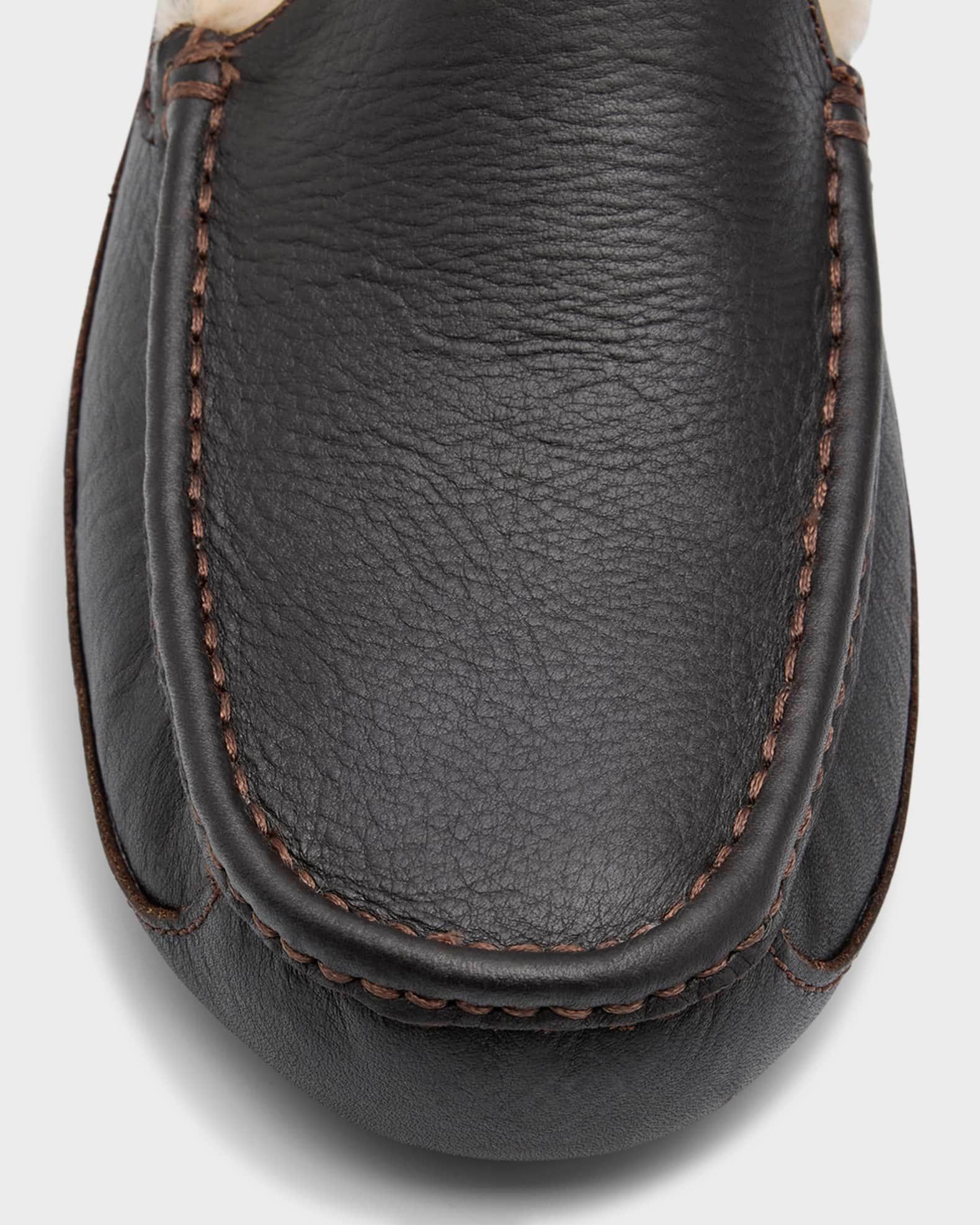 Men's Ascot Leather Slippers Product Image