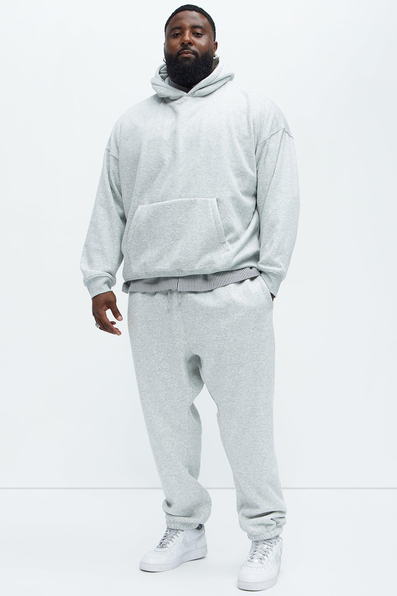 Tyson Heavyweight Sweat Jogger - Heather Grey Product Image