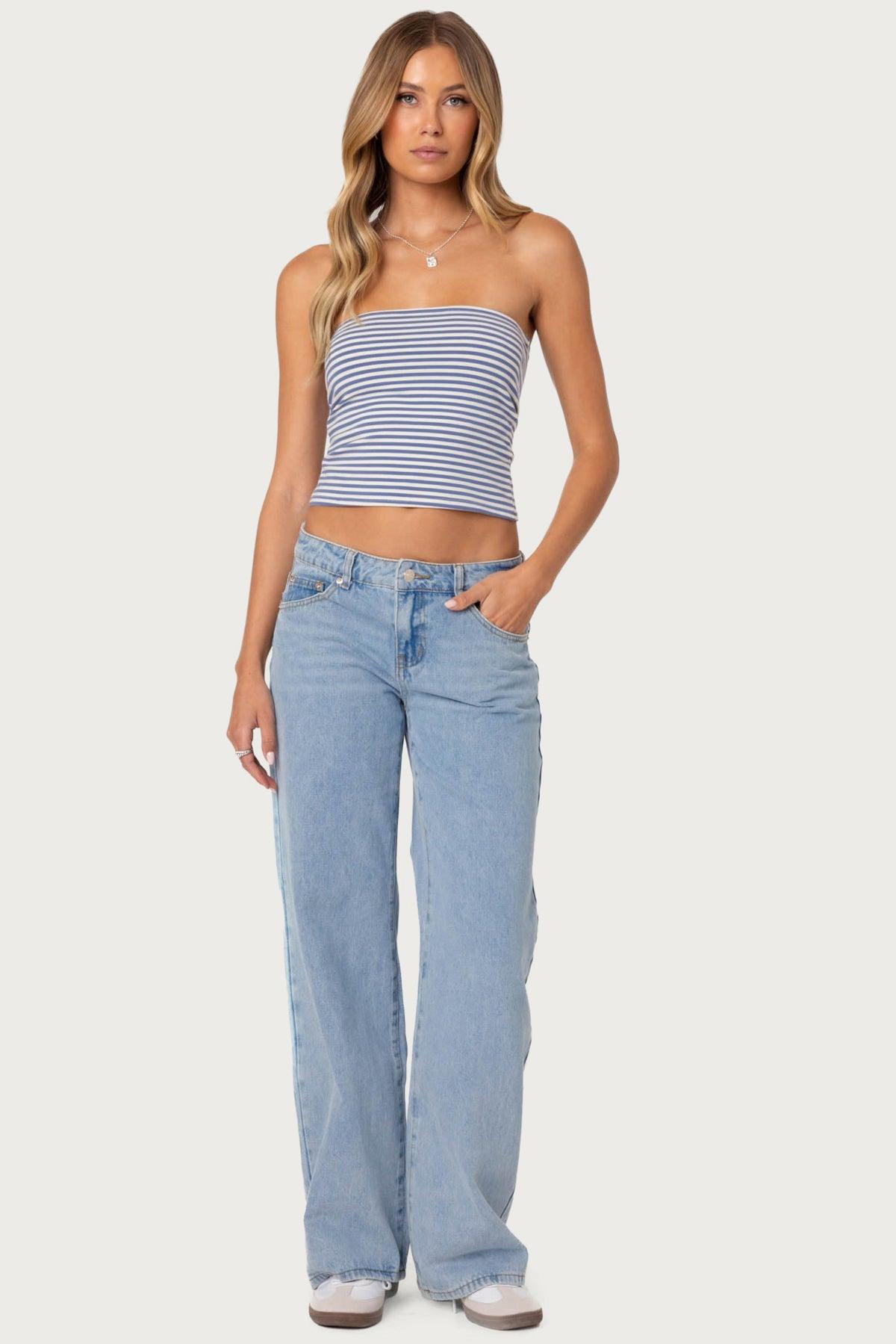 Raelynn Washed Low Rise Baggy Jeans Product Image