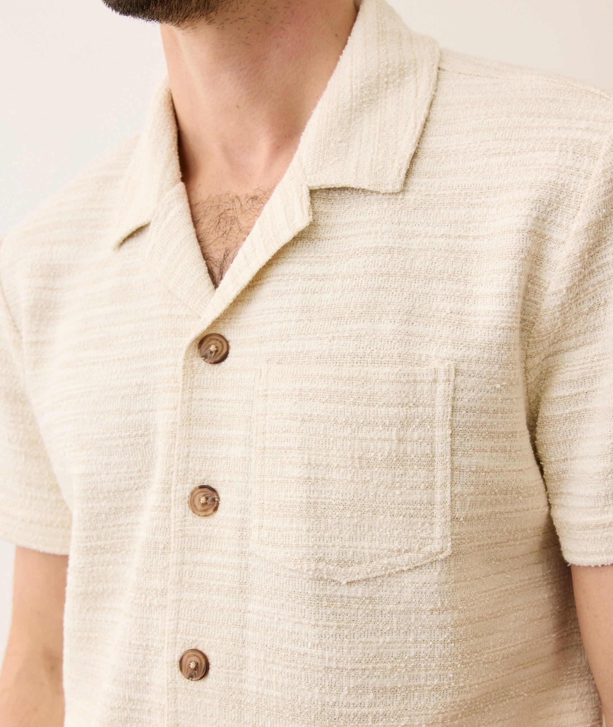 Cam Jacquard Resort Shirt Product Image