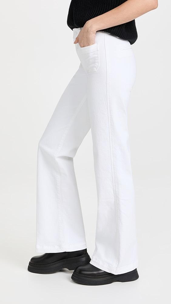 PAIGE Leenah Crisp White Pants | Shopbop Product Image