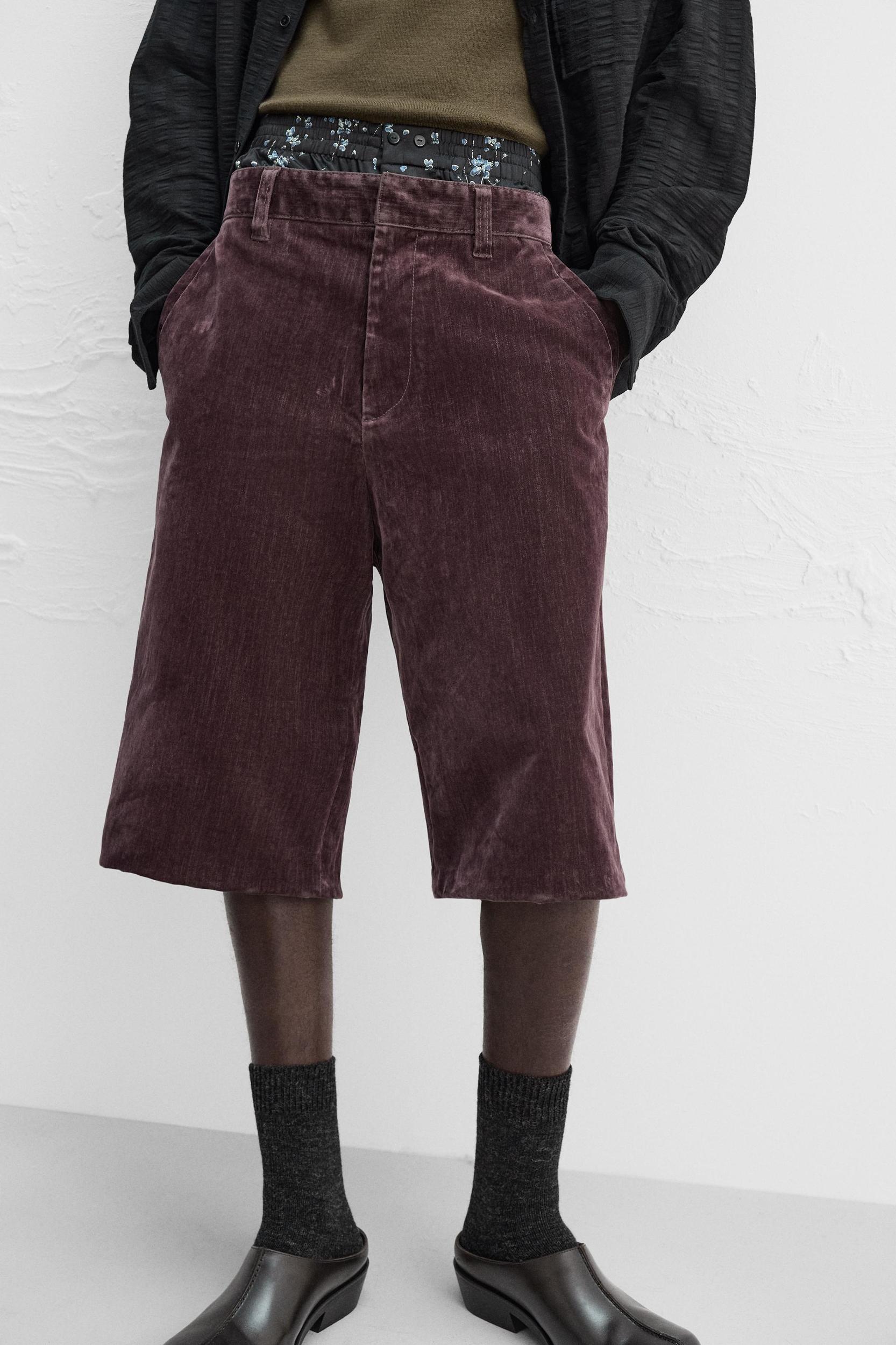 LIMITED EDITION VELVET SHORTS Product Image