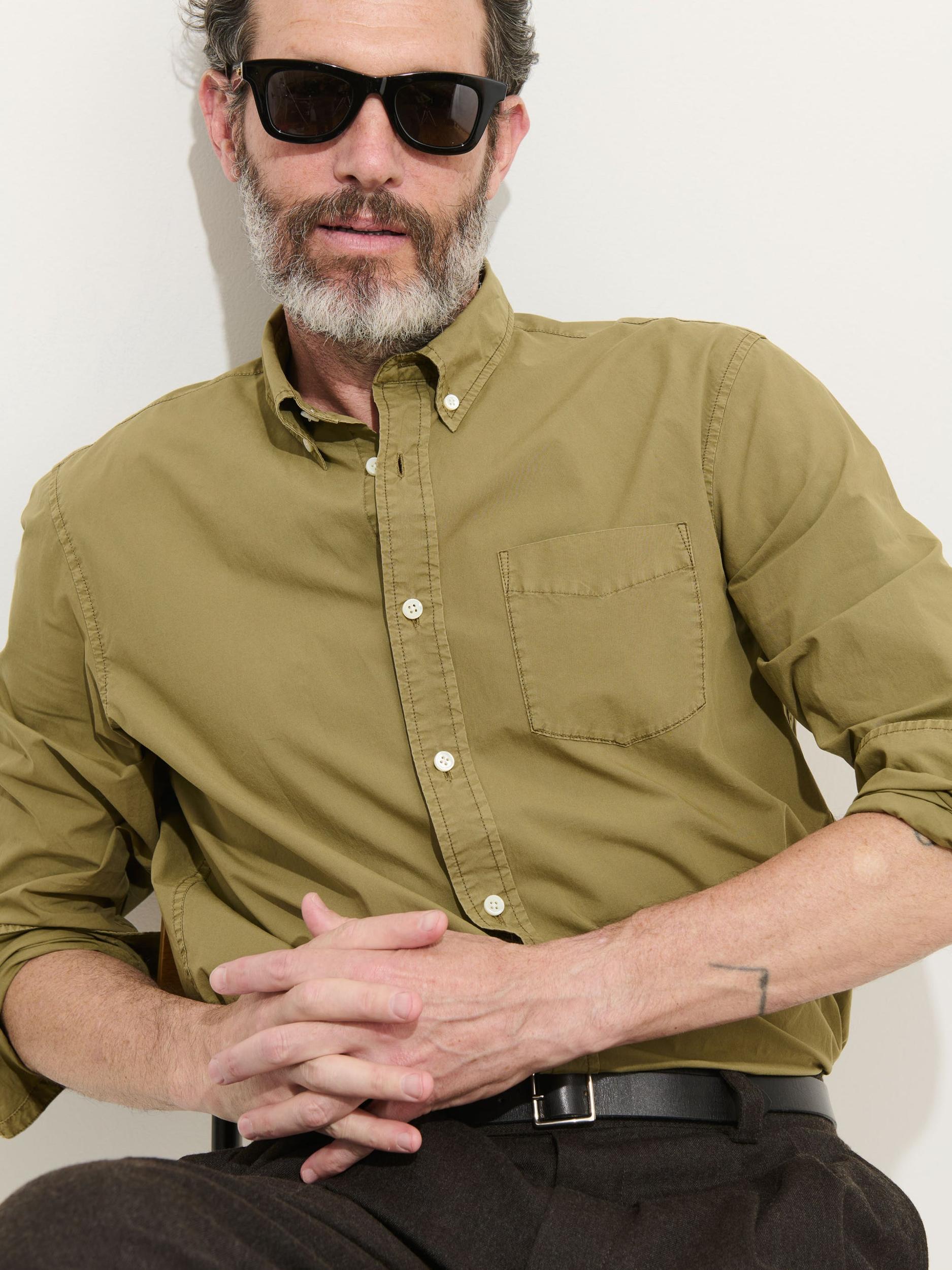 Mill Shirt In Cotton Poplin Product Image