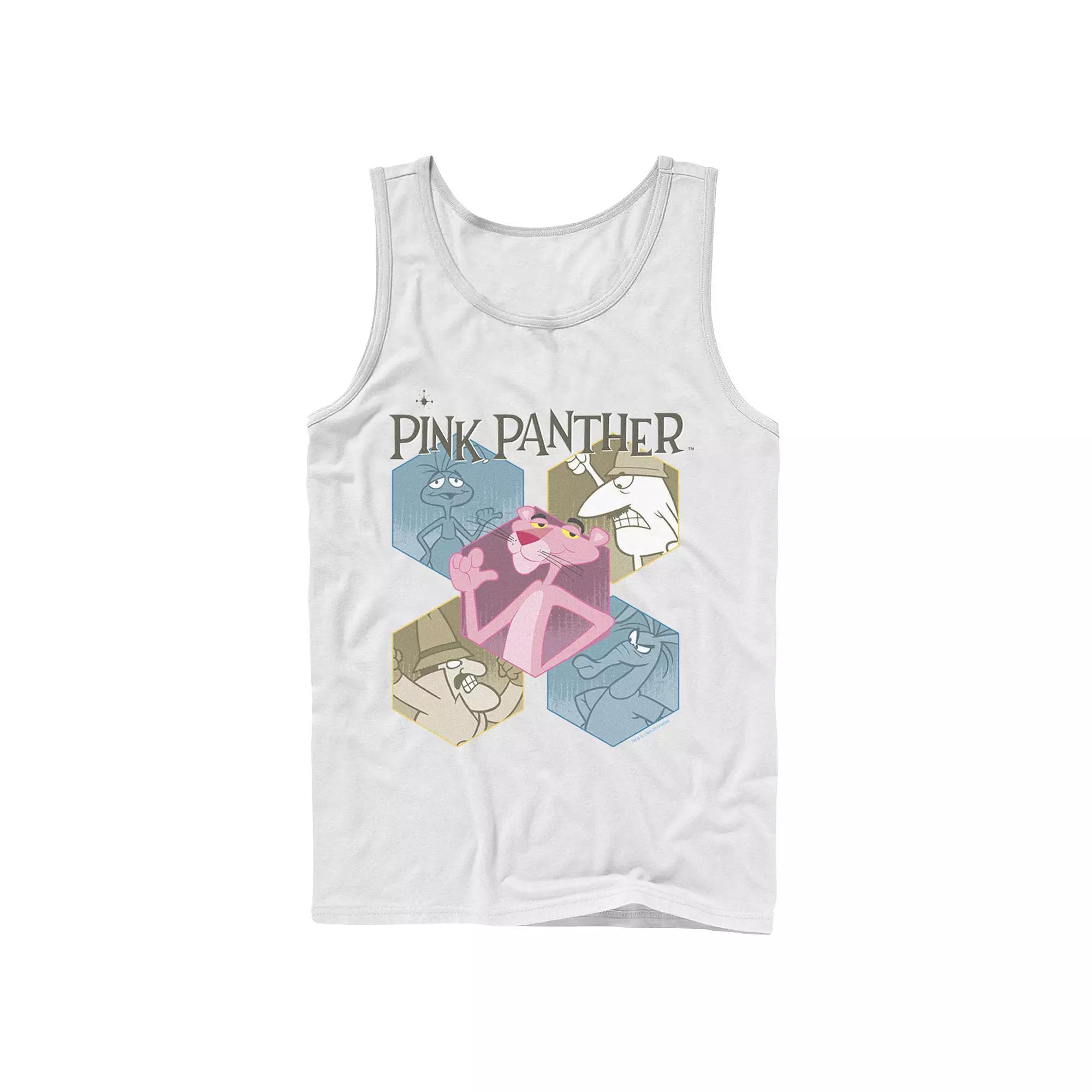 Men's Pink Panther Hexagonal Portraits Tank Top,  Product Image
