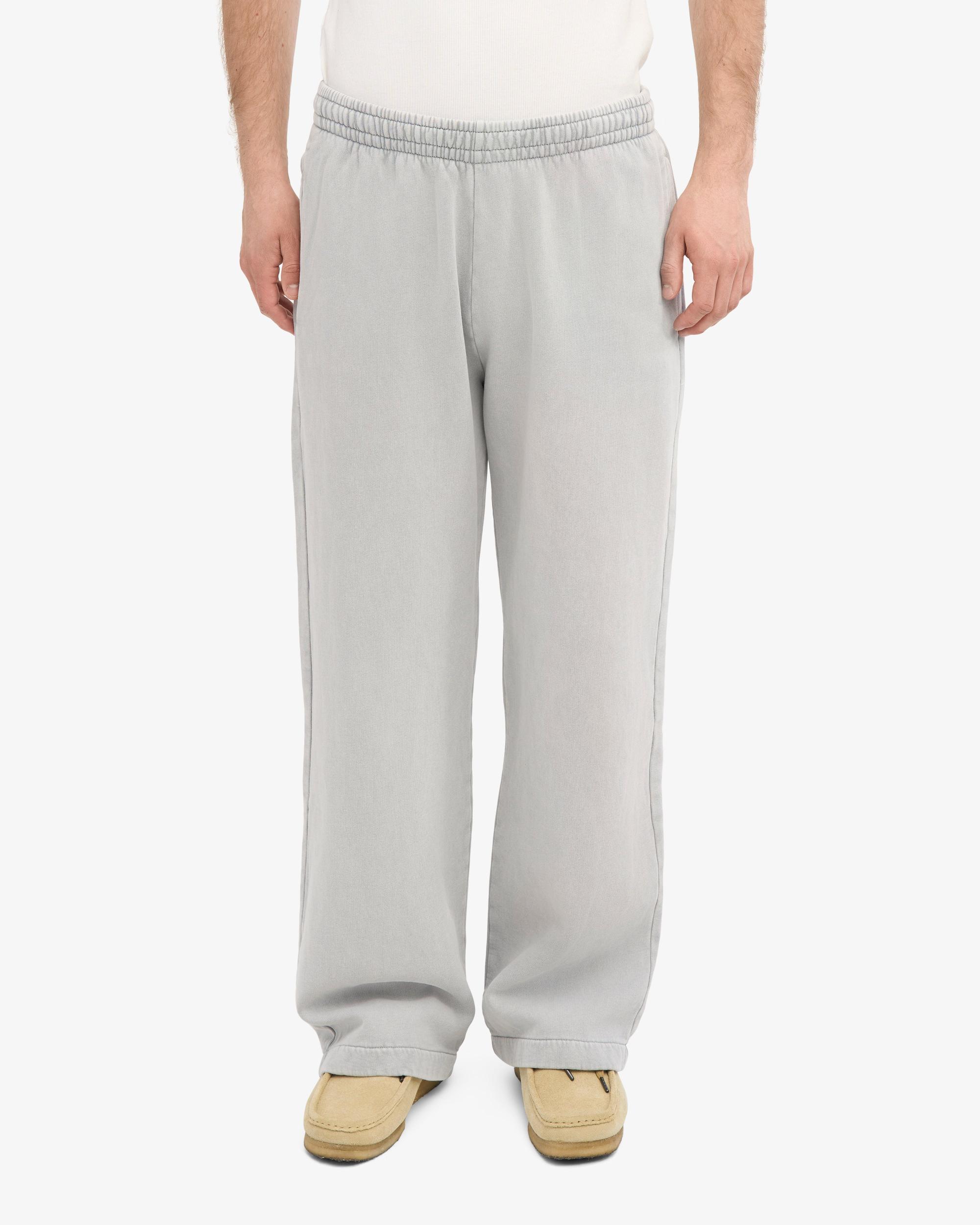 Organic Straight Leg Sweatpants - Faded Grey Product Image