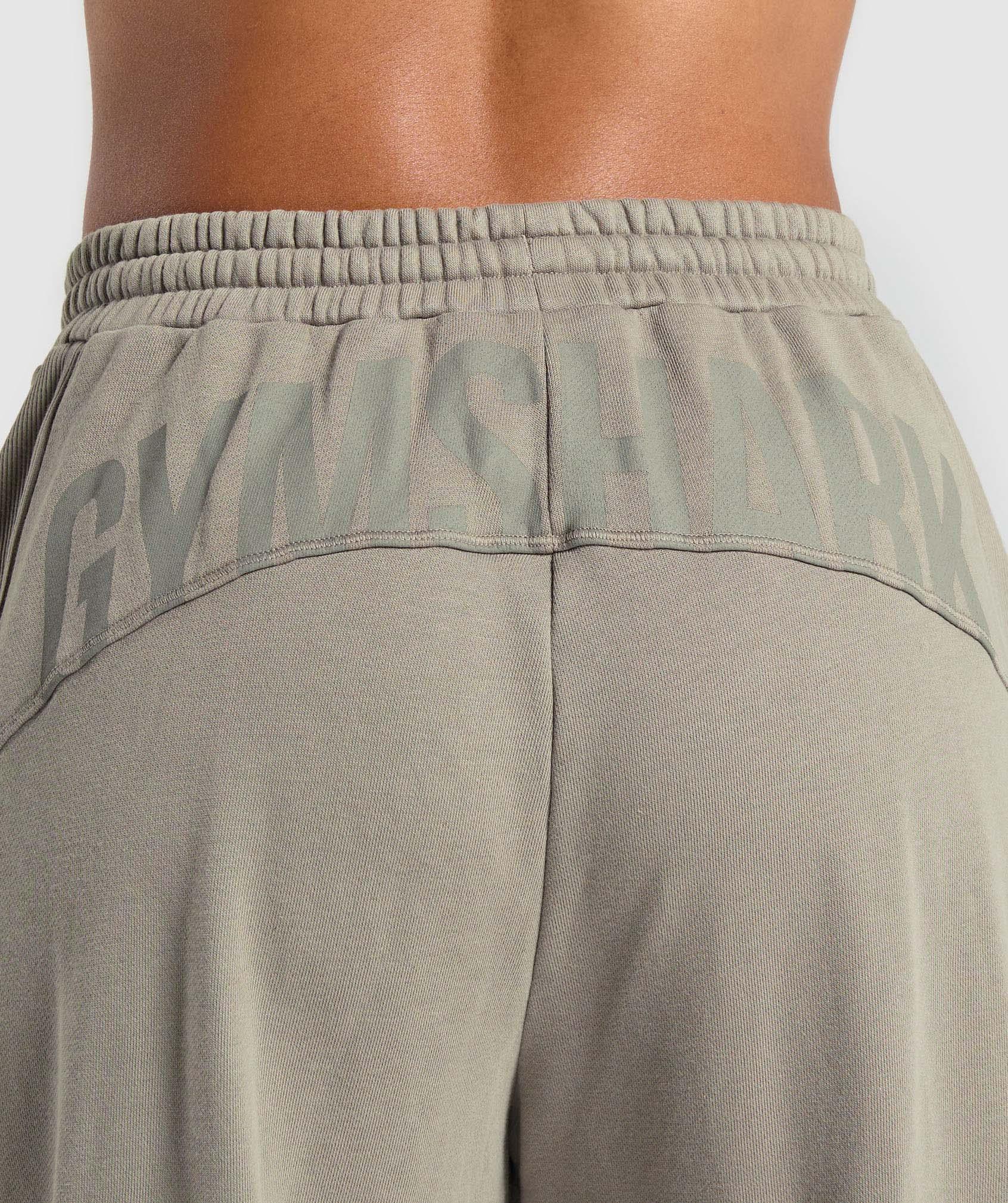 Gymshark Power Washed Joggers - Linen Brown Female Product Image