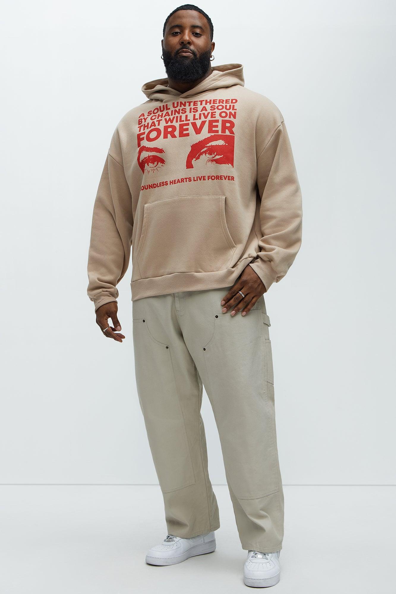 Boundless Hearts Hoodie - Tan Product Image