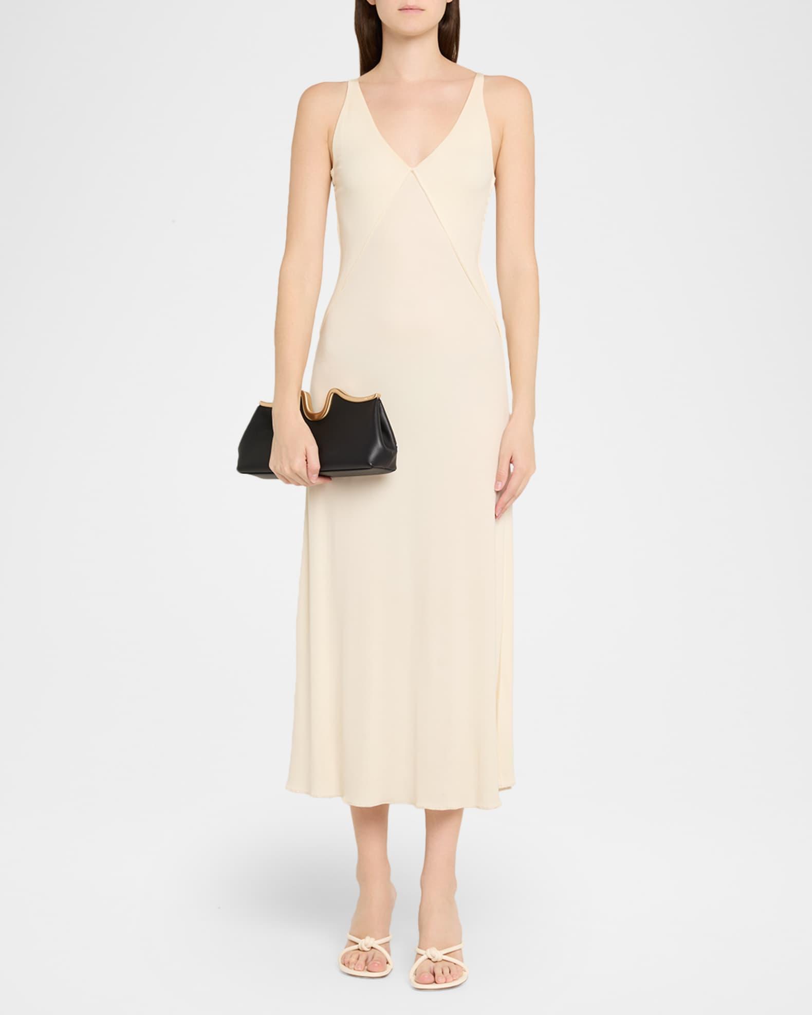 Valma Sculptural Leather Clutch Bag Product Image