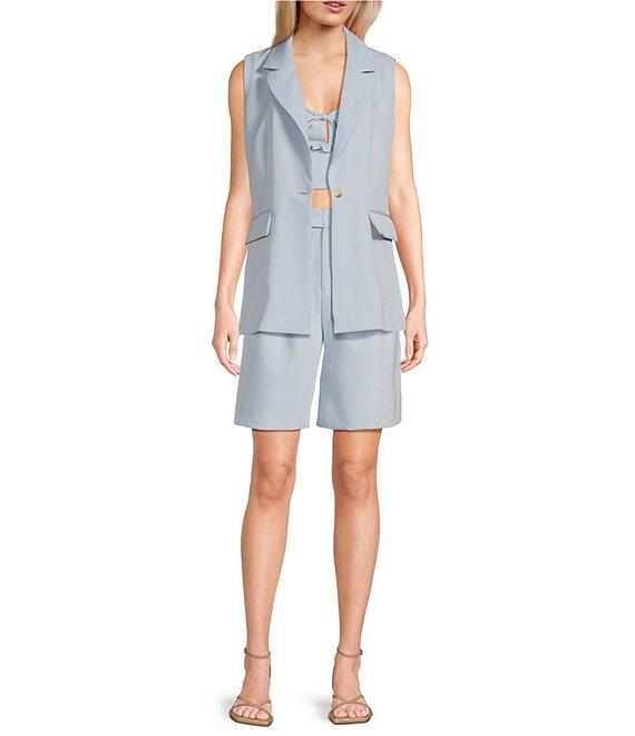 GB Longline Blazer Vest Top Product Image