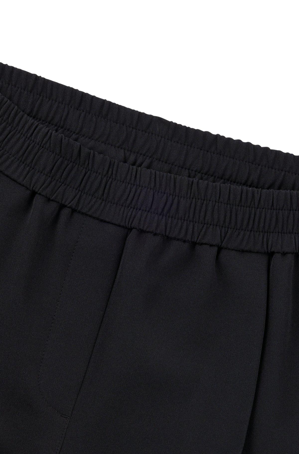 BOSS - Formal trousers in stretch fabric - Black Product Image