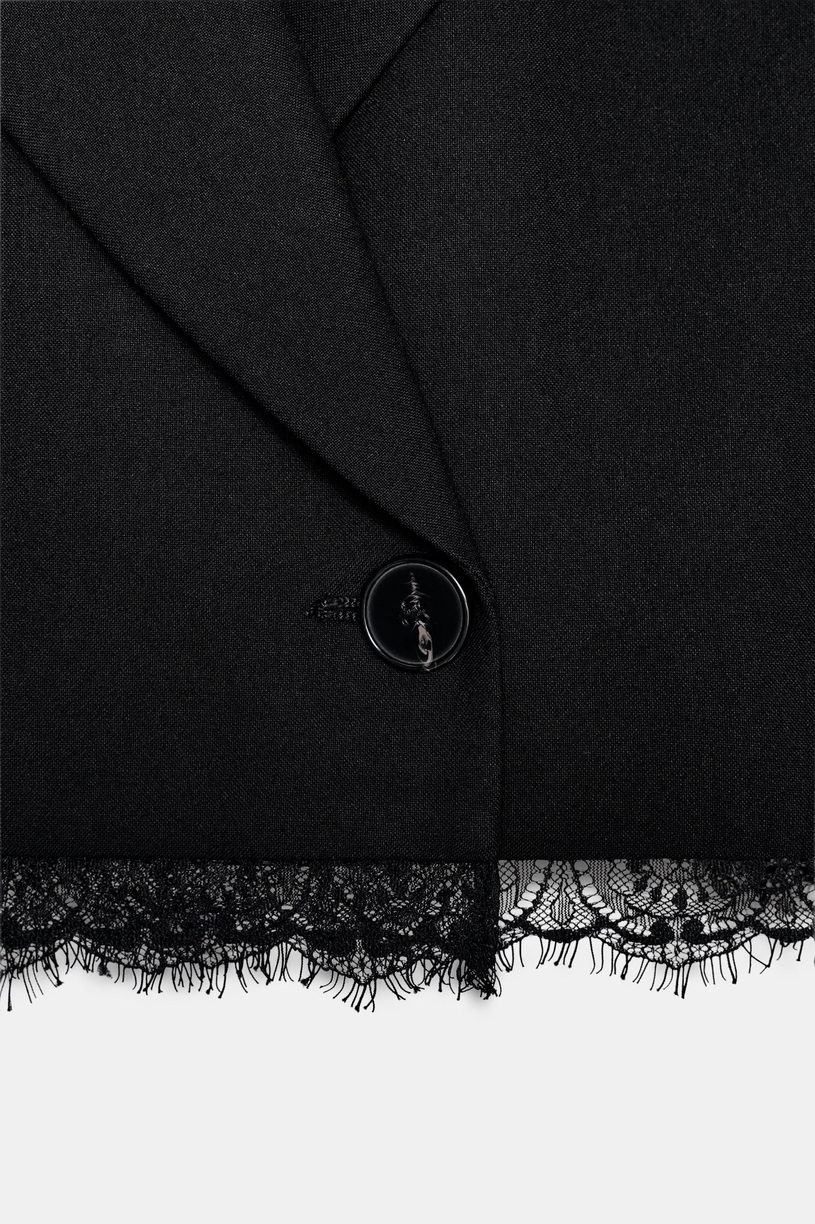 SHORT LACE BLAZER Product Image