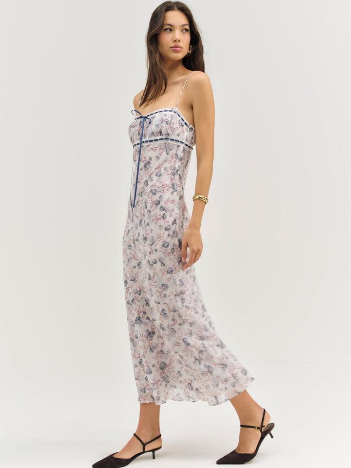 Midsummer Midi Dress — White Product Image