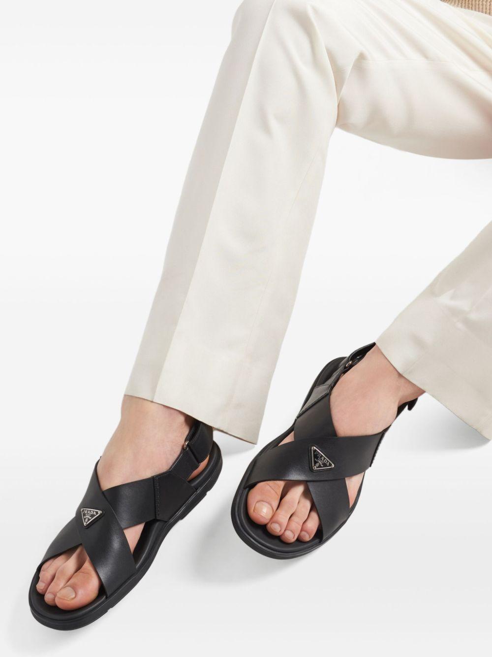 cross-strap sandals Product Image