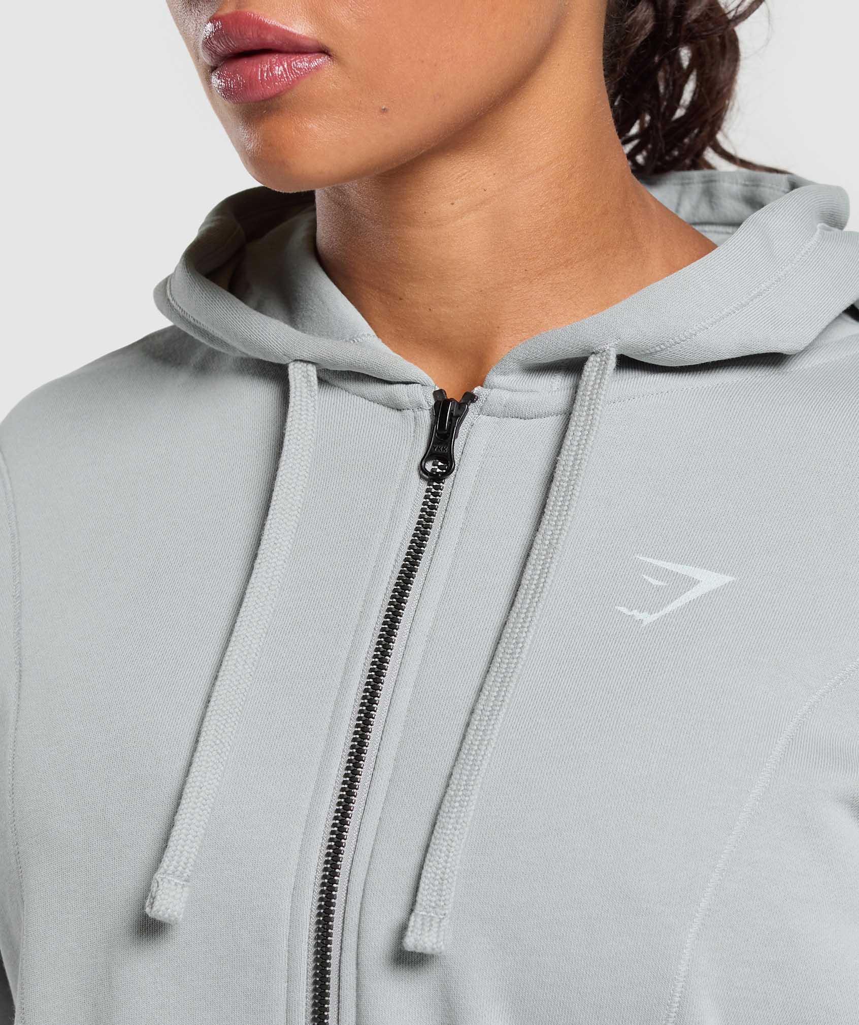Gymshark Power Hoodie - Silver Grey Female Product Image