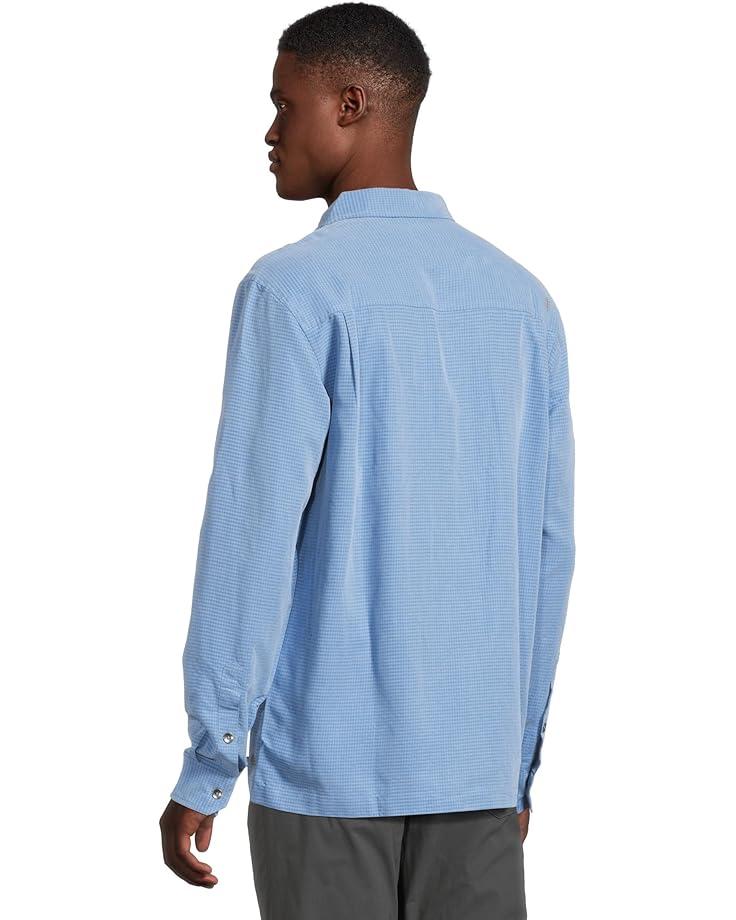 Herringbone Long Sleeve Button Front Shirt Product Image