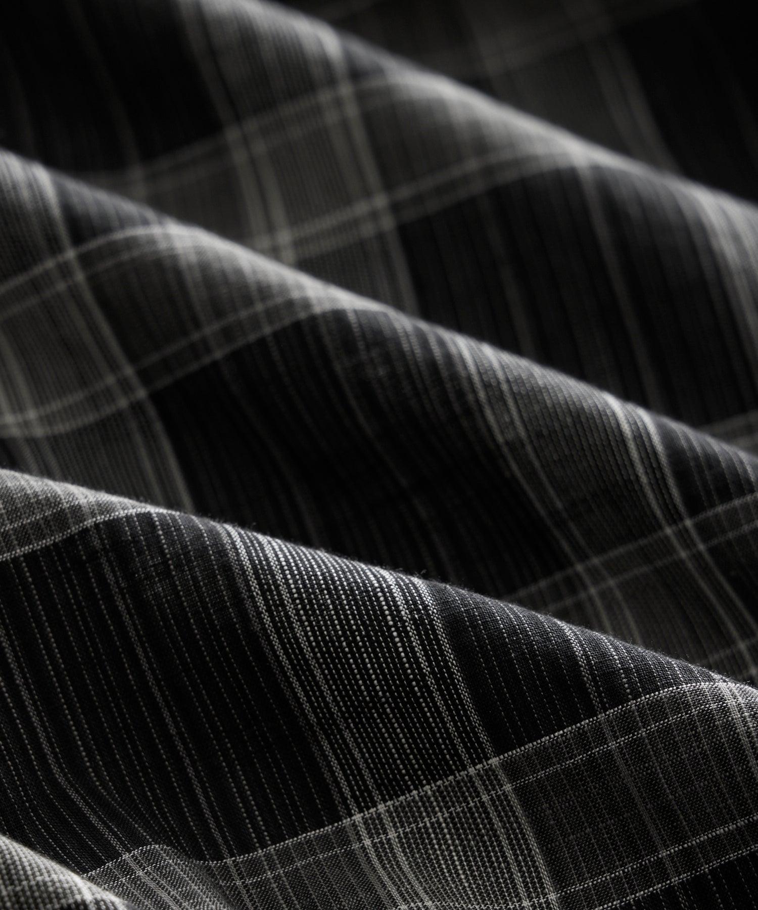 Cropped Cotton Summerweight Camp Collar Shirt Product Image