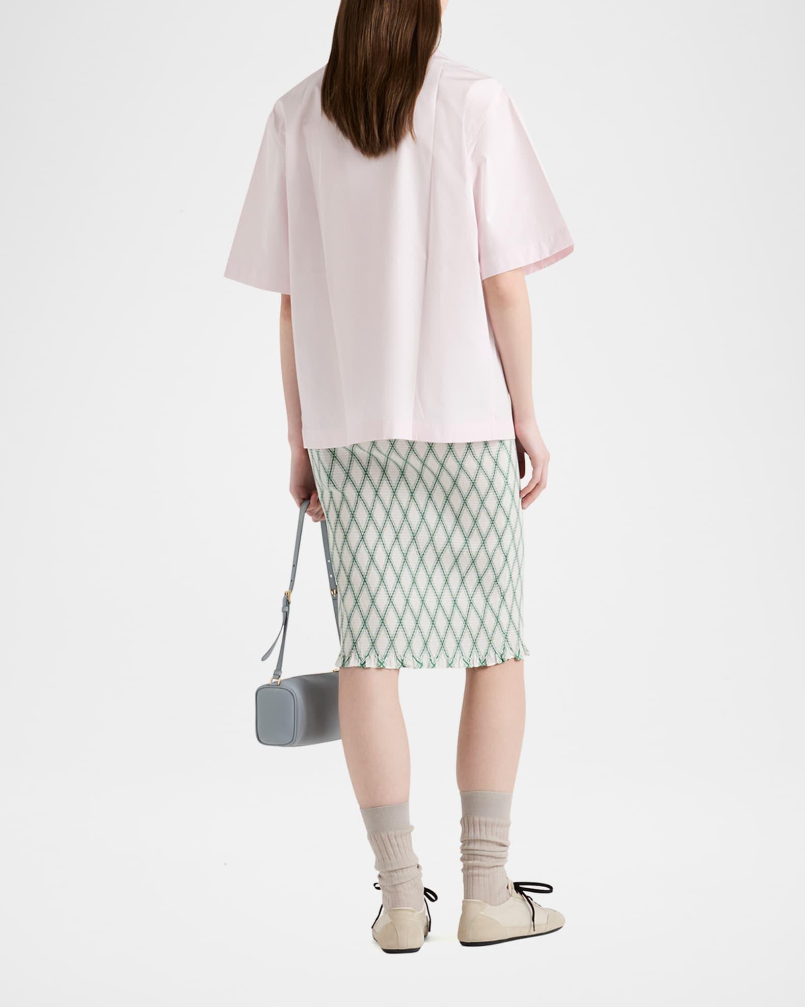 Diamond Smocked Midi Skirt Product Image