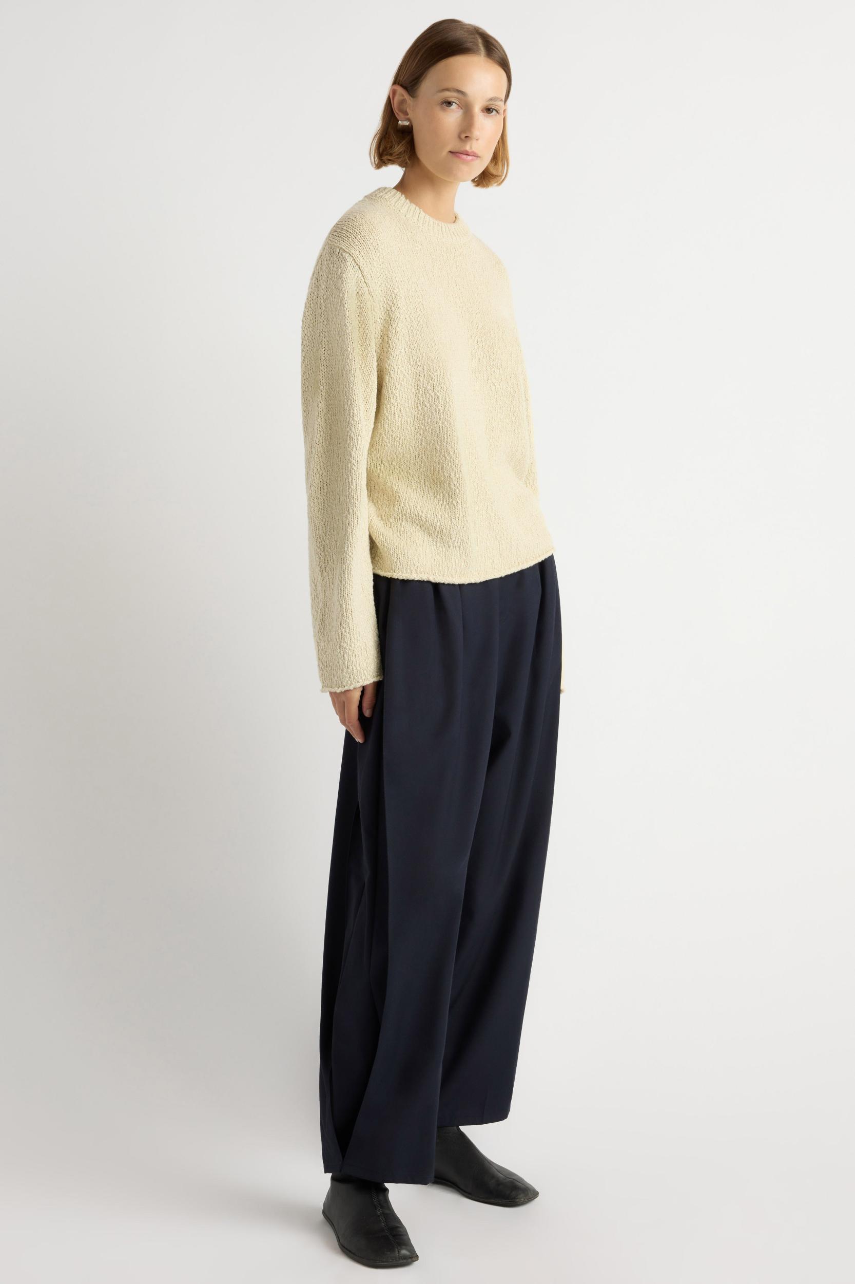 Sonya Textured Organic Cotton Sweater Product Image