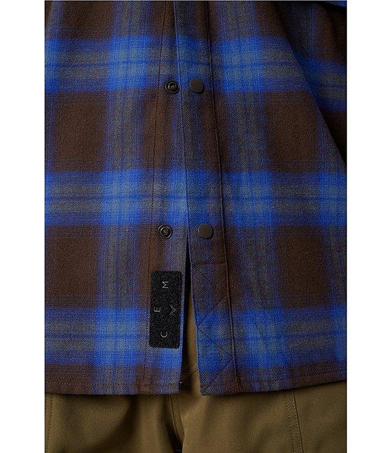 Cross Eyed Moose Stargaze Long Sleeve Plaid Shirt Product Image