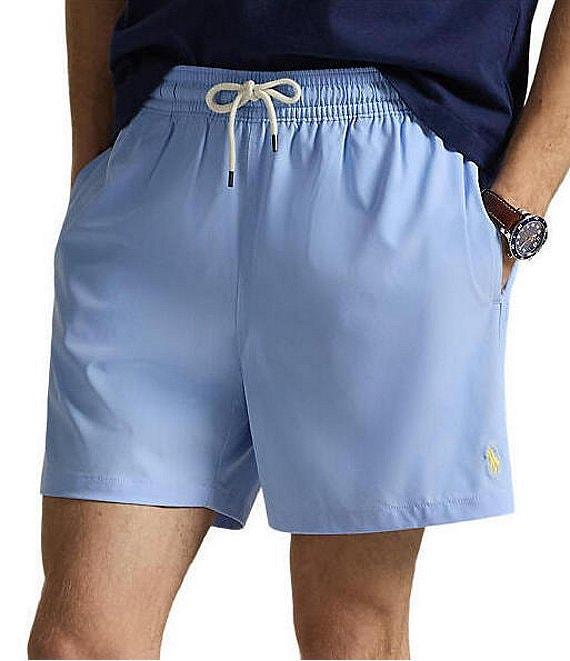 Polo Ralph Lauren Big & Tall Traveler 6.5#double; Inseam and 7.5#double; Inseam Swim Trunks Product Image