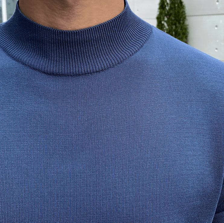 RT No. 9173 KNIT MOCK NECK SHORT SLEEVE Product Image