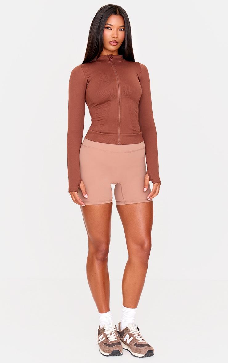 Chocolate Seamless Jacket Product Image