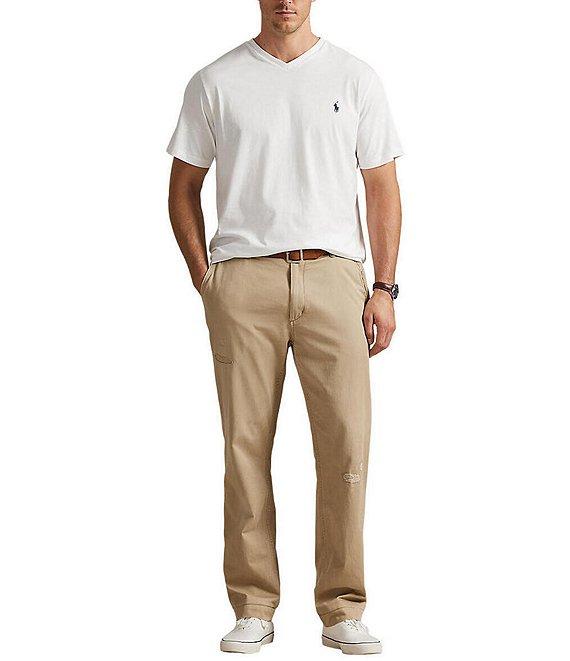 Polo Ralph Lauren Big & Tall Classic Fit Short Sleeve Cotton Jersey V-Neck T-Shirt Product Image
