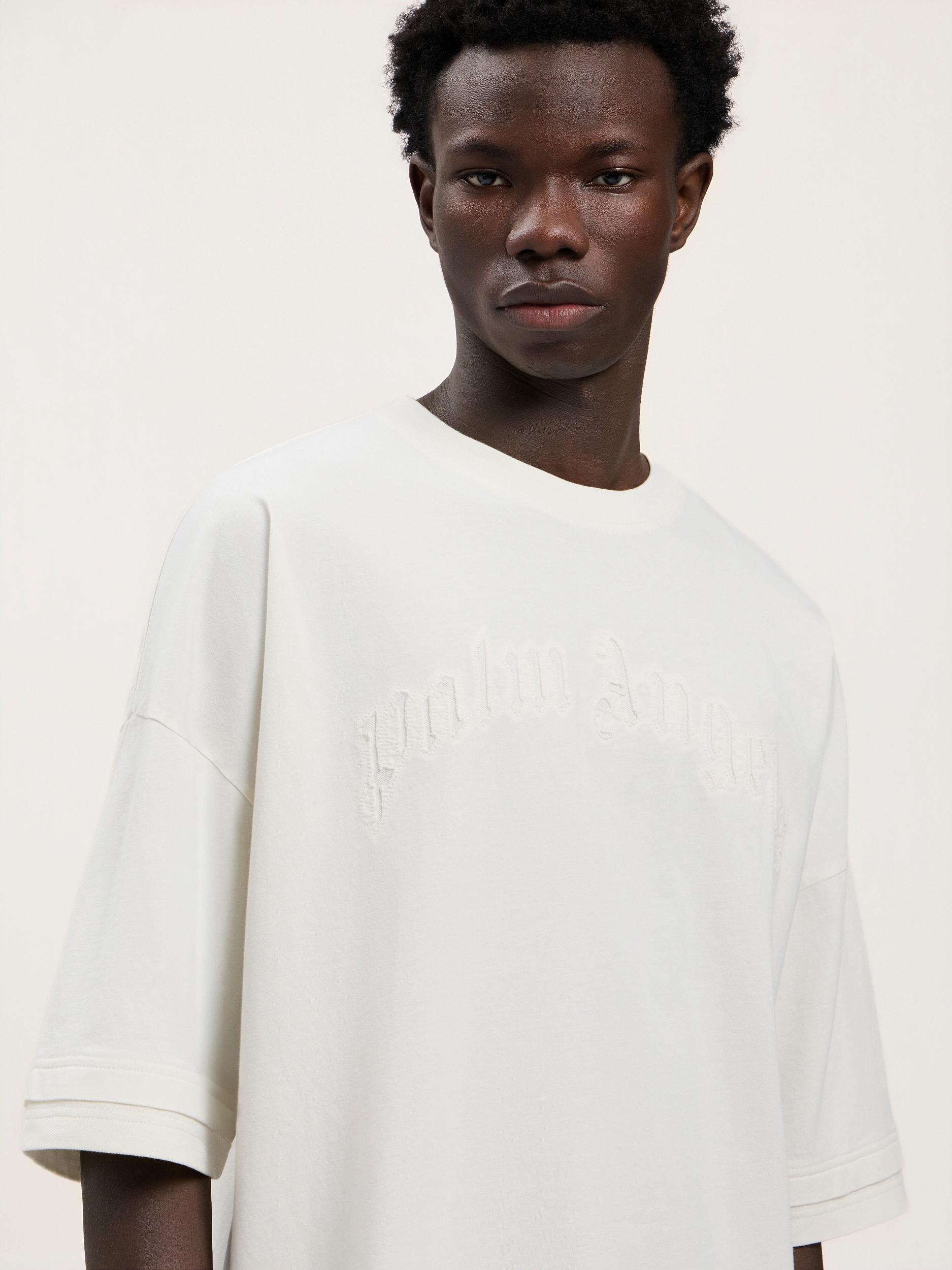 Curved Logo Loose Double T-Shirt Product Image