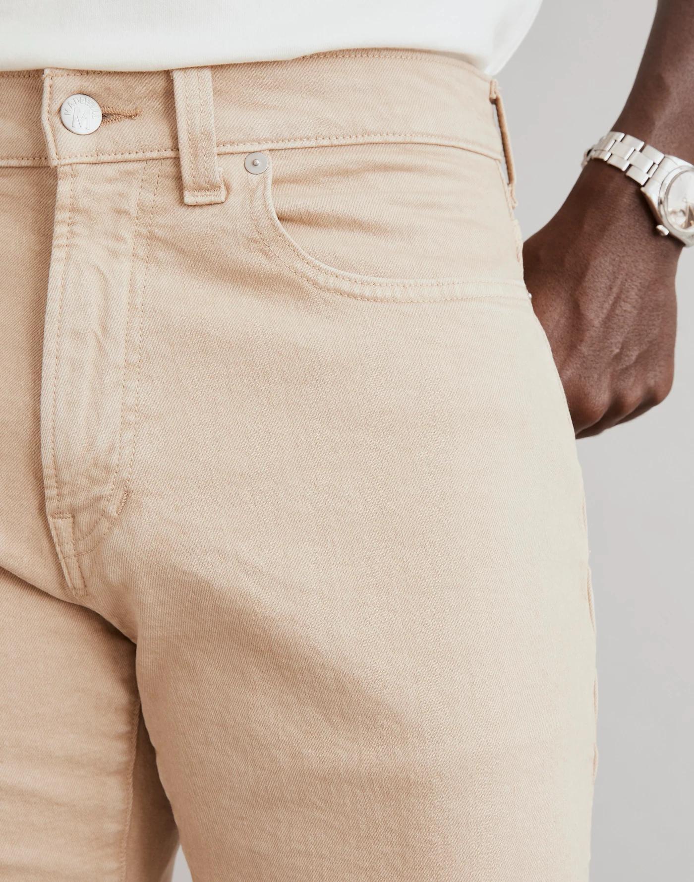 Garment-Dyed Athletic Slim Jeans Product Image