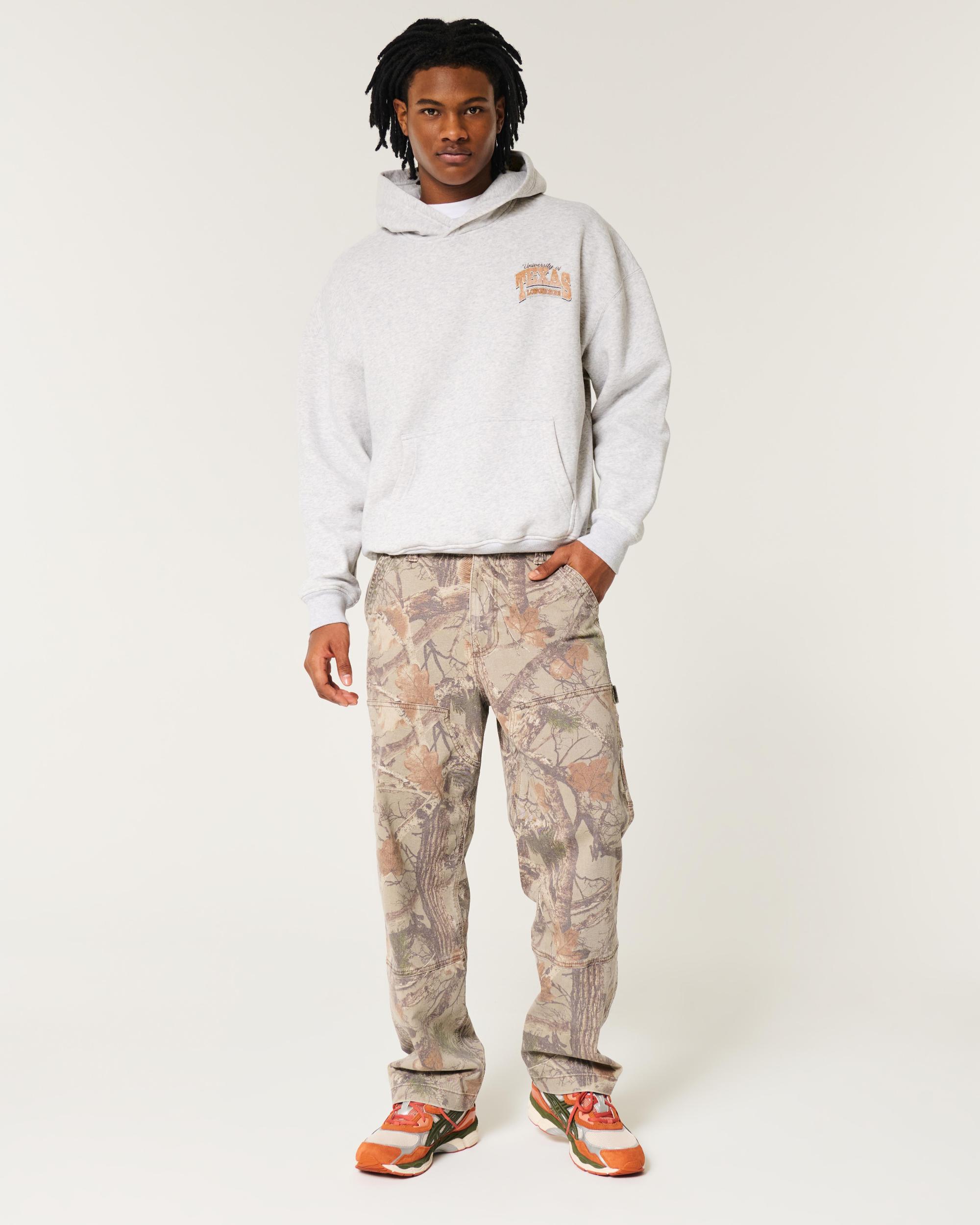 Boxy UConn Graphic Hoodie Product Image