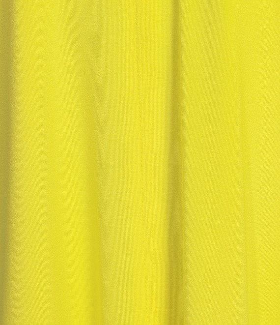 Gibson & Latimer Knit V-Neck Dropped Short Sleeve Shell Shirttail Tee Shirt Product Image