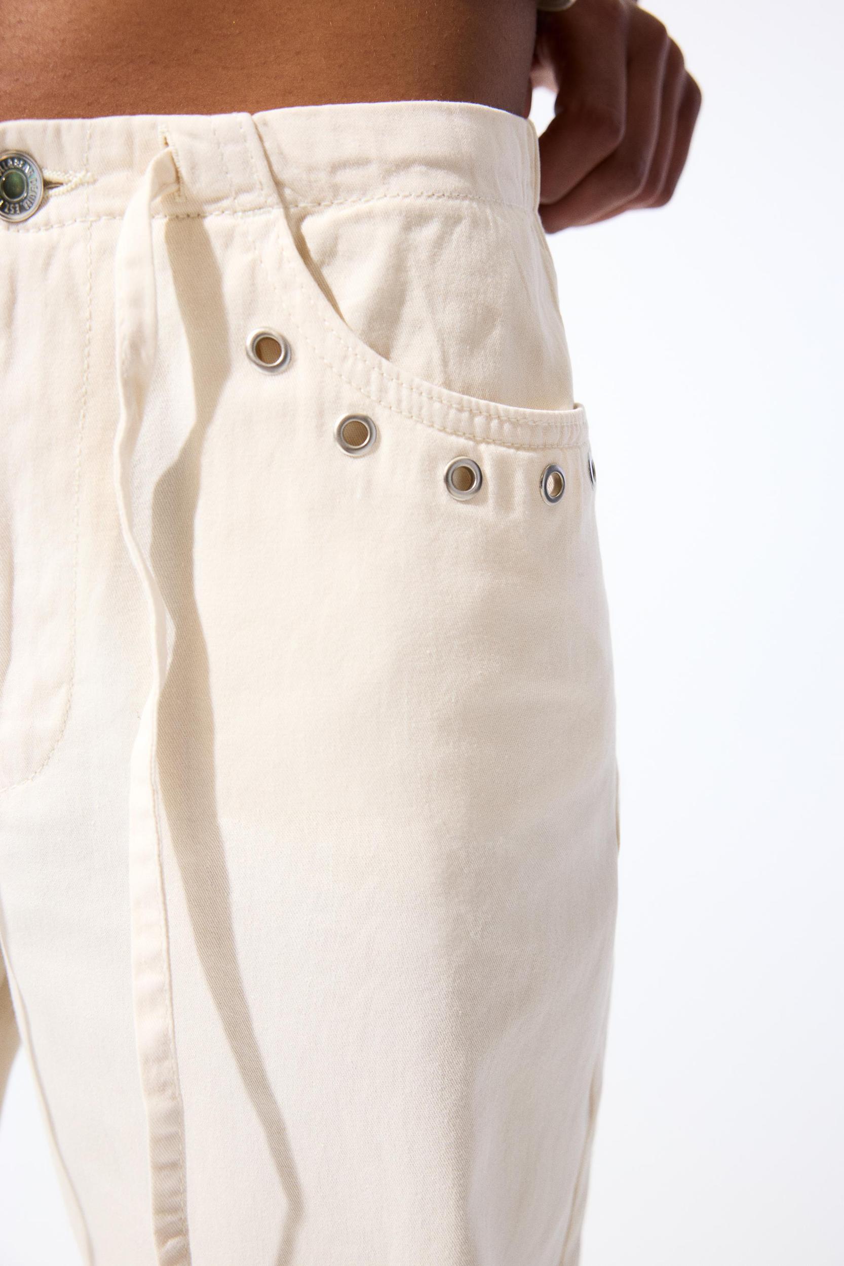 Studded drawstring pants Product Image