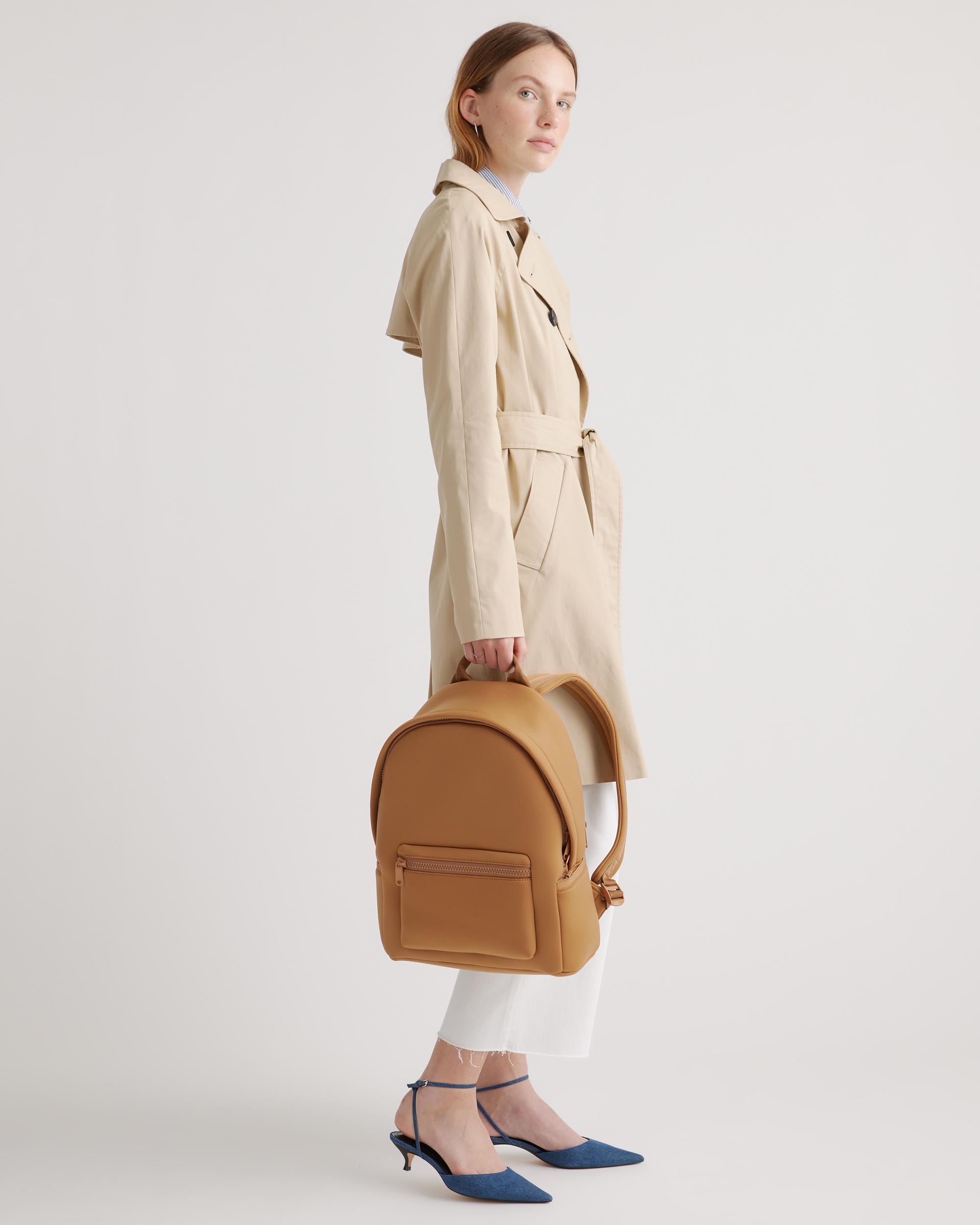 Quince | Women's All-Day Neoprene Backpack in Mocha Product Image