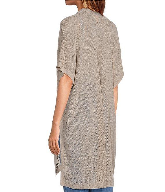SASSO + SMYTH Open Weave Knit Kimono Product Image